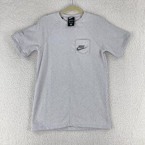 Nike Gray Short‎ Sleeve Tunic Shirt Dress Youth Girls Pullover Size Large